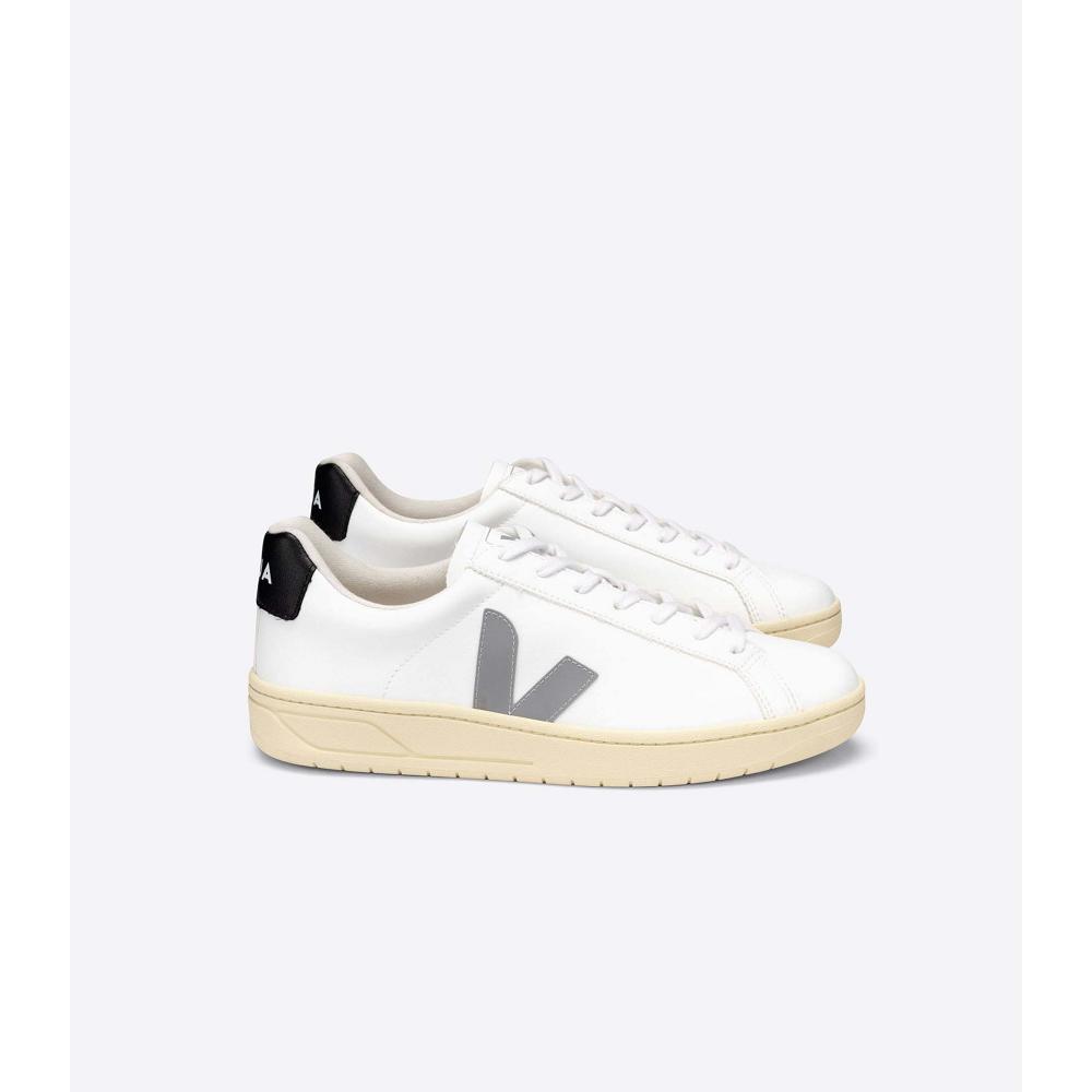 White/Black Women\'s Veja URCA CWL OXFORD-GREY Sneakers | AU 631YXF